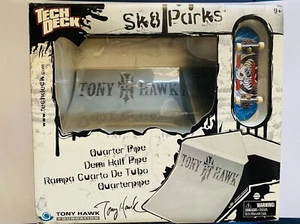 RaRe! TONY HAWK TECH DECK Sk8 Parks Half & Quarter Pipe Set Exclusive Birdhouse - Picture 1 of 5