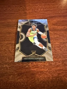 Tarjeta de novato Anthony Edwards 2020-21 Panini Select Concourse #61 - Imagen 1 de 2