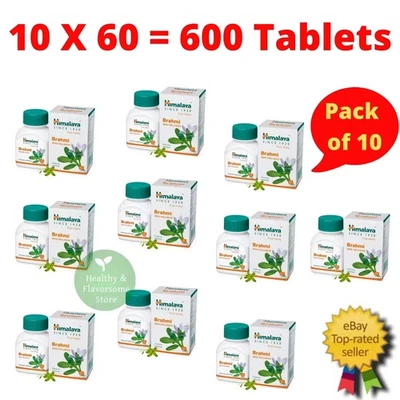 Himalaya Brahmi Tablet | Natural Cognitive Support | 600 Tablets | Free Ship - Image 1 of 4