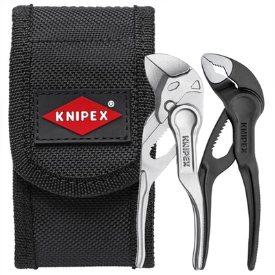 KNIPEX 2PC Mini Pliers Set in a Belt Pouch - Image 1 of 4