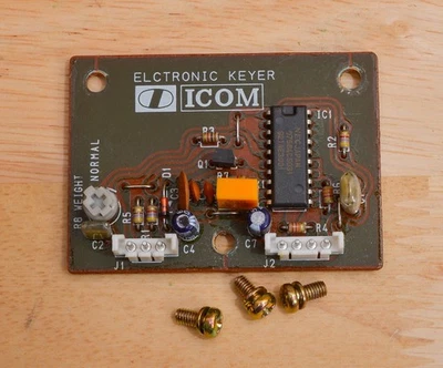 ICOM EX-243 EX243 CHIAVE ELETTRONICA CW IC-735 IC-740 IC-745 IC-970H IC-970A - Immagine 1 di 2