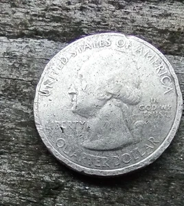 2014 Great Sand Dunes Weak Strike, Off Center, Die Chip Error Quarter - Picture 1 of 8