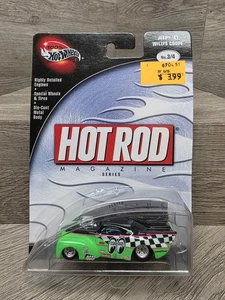 100% Hot Wheels Hot Rod Magazin Serie 41 Jeep Willys Coupe Mooneyes grün  - Bild 1 von 3