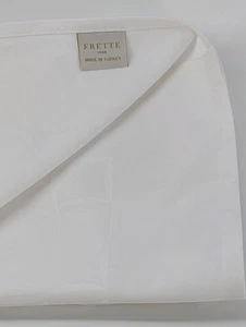 FRETTE 1860 TURKISH LINEN TABLE NAPKINS 23" X 23" White Lot Of 6 MSRP $355 New - Picture 1 of 7