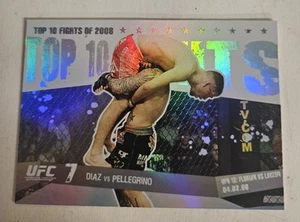 Topps UFC TOP 10 FIGHTS ROOKIE DIAZ AND PELLEGRINO Card TT 27 - Picture 1 of 4
