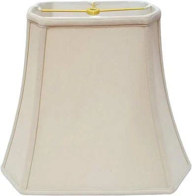Royal Designs Rectangle Cut Corner Lamp Shade - Beige - (5 X 6.5) X (8 X 12) X 1 - Image 1 of 4