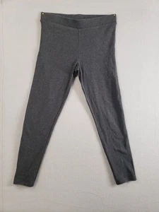 Simply Vera Vera Wang Women Leggings M Dark Gray Pull On Stretch Heather Pants - Picture 1 of 18
