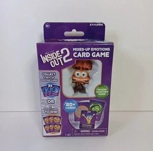 New Disney Pixar Inside Out 2 Mixed-Up Emotions Card Game W Anxiety Figure - Picture 1 of 7