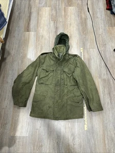 Abrigo de Campo Militar de Colección EE. UU. Chaqueta Verde Clima Frío M65 Hombres Talla Pequeña Reg - Imagen 1 de 23