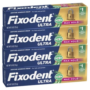 Adhesivo para dentadura Ultra Max Hold Plus Mira Segura para dentadura completa y parcial... - Imagen 1 de 1