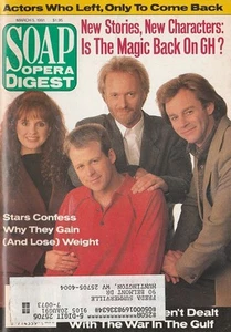 Soap Opera Digest Mar 5, 1991 JANIS PAIGE-JAMES KIBERD-JOHN WESLEY SHIPP-BERGMAN - Foto 1 di 3