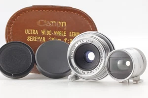 [Top COMO NUEVO con Finder] Lente Canon Serenar 28mm f3.5 Leica Screw Mount... - Imagen 1 de 16