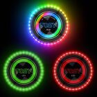 TOSY Bundle of 3 - RGB Black + Red + Green - Frisbee 108 LEDs, 16 Million Col...