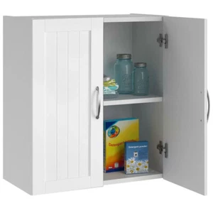 Pensile Bagno e Cucina Sospeso da Parete Armadietto a Muro Ripiano Regolabile - Foto 1 di 5