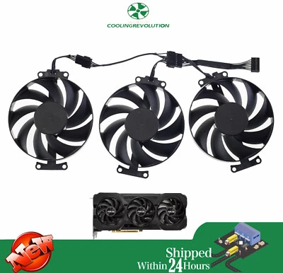 75MM T128015BU Graphics card fan for ASUS ATS RTX4060 RTX4060TI GAMING - Image 1 of 2