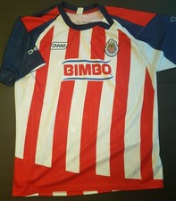 BIMBO CHIVAS soccer jersey Club Deportivo Guadalajara made in Mexico Medium
