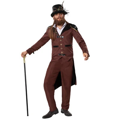 DRESSFORFUN Kostüm Herren Steampunk Graf Gothic viktorianisch Retro Rokoko Fasching Karneval