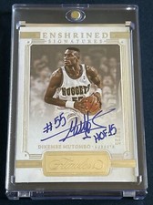 2020-21 Panini Flawless DIKEMBE MUTOMBO On Card AUTO /25 Enshrined Signatures