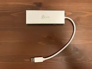j5create - USB 3.0 Mini Docking Station - Silver JUD380 - Picture 1 of 3