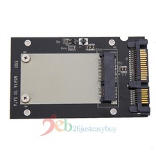 Pcie PCI-E mSATA SSD to 2.5" SATA3 Convertor mSATA-SATA Adapter Card SSD Case