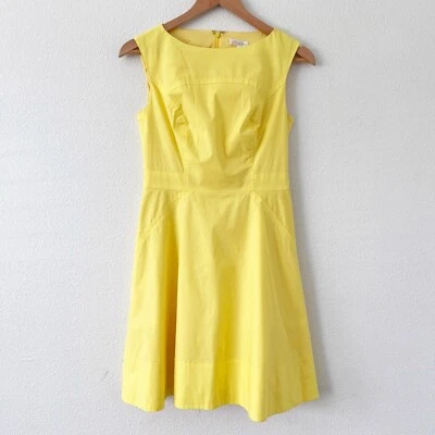 Shoshanna A-Line Mini Dress in Yellow size 2 - Image 1 of 4