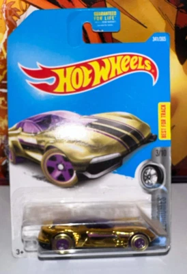 2015 Hot Wheels #341/365 GAZELLA GT Gold HW Super Chromes - Image 1 of 2