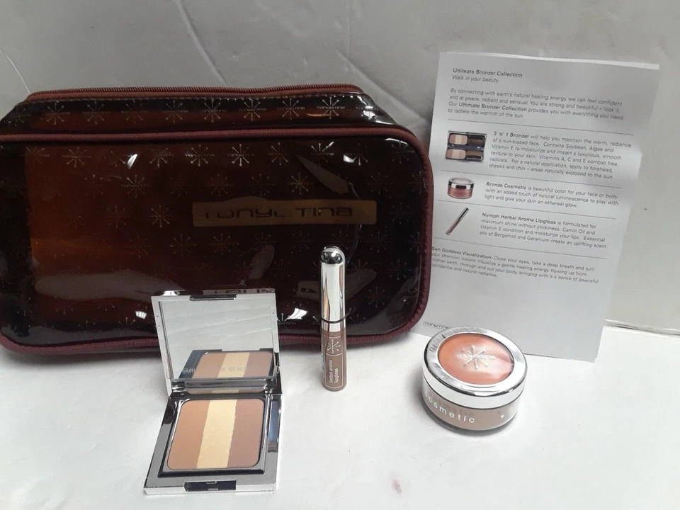 NUEVO Tony&Tina Ultimate Bronzer Juego de 3 piezas con bolsa   Foto 1 de 1