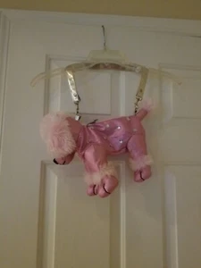 Little Girls Purse, Pony Cuddly Toy  Pink Silver Strap Rhinestones  - Picture 1 of 8