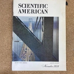 Scientific American 1954 November Weltraumkrümmung Wie Antikörper Selbstmord machten - Bild 1 von 2