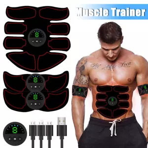 Power Abs Pro - EMS Abs Trainer Arms & Hips Muscle Stimulator Abdominal Training - Picture 1 of 12