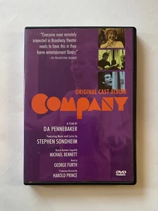 ORIGINAL CAST ALBUM: COMPANY (1970) D.A. Pennebaker | 2001 DVD - Picture 1 of 3