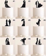 Statuetta torta cake topper matrimonio ripiani acrilico spina per torta figura torta