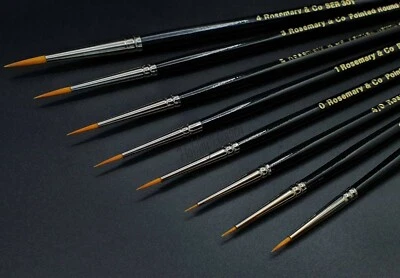 Rosemary & Co Series 301 Pointed Round Golden Synthetic Fast Shipping