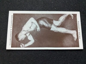1938 Churchman's Boxing Personalities Card # 7 Primo Carnera (EX) - Picture 1 of 3