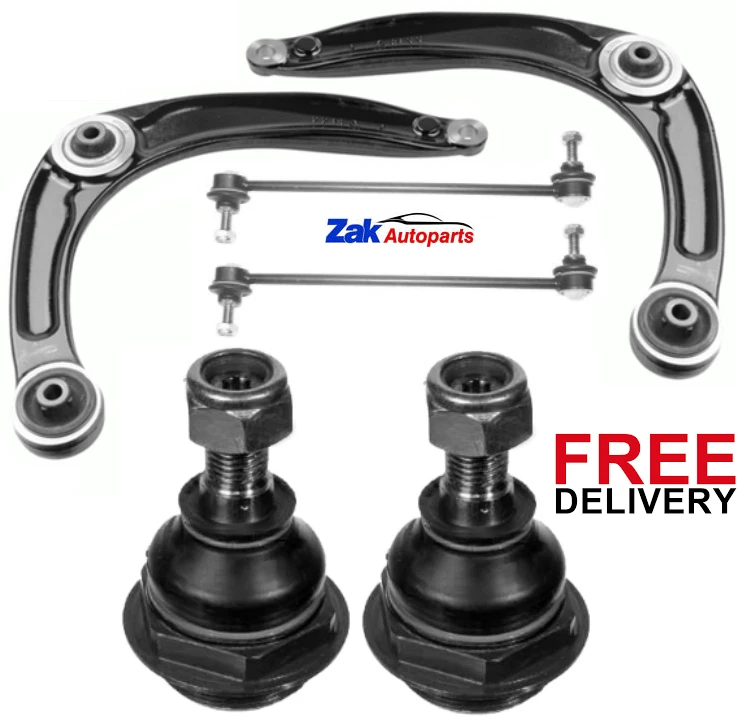 FOR CITROEN C4 GRANDPICASSO FRONT LOWER WISHBONE ARMS BALL JOINTS & DROP LINKS - Image 1 of 1