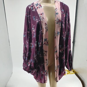 Time and Tru Kimono Cardigan Women One Size OS - Picture 1 of 8