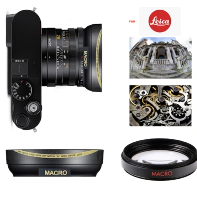 HD 32K ULTRA WIDE ANGLE LENS + MACRO LENS FOR Leica Q3 Digital Camera - Image 1 of 4