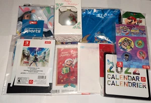 My Nintendo Lot #15 | Switch Cooling Towel Mario Christmas Ornament Wario Pins + - Picture 1 of 17