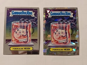 160b Formalde Heidi chrome&Atomic Refractor 2021 Topps Chrome Garbage Pail Kids - Picture 1 of 6