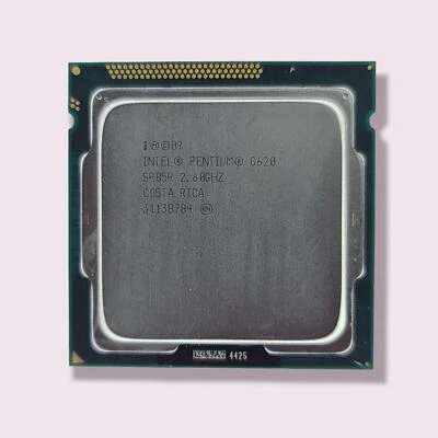 Lot of 8. Intel Pentium Dual-Core G620 SR05R 2.60GHz 3MB LGA1155 Desktop CPU - Image 1 of 4