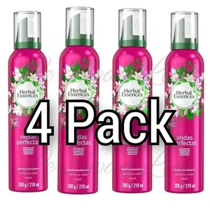 4 Herbal Essences Ondas Perfectas Mousse/Espuma modeladora Herbal Essences Wavy  - Picture 1 of 4