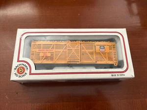 Bachmann HO Scale Union Pacific Cattle Car MPN 47736 Vintage - Picture 1 of 5