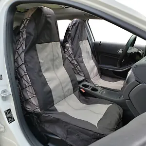 Tactical Canvas Seat Covers for Isuzu D-MAX Dmax Single Cab 2022 Front Row - Picture 1 of 5