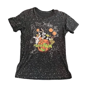 Baloncesto SPACE JAM Looney Tunes Michael Jordan Talla L Negro Gráfico - Imagen 1 de 4