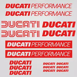 Adesivo Ducati Performance 15x Pezzi 30cm sticker tuning Panigale 848 1098 - Foto 1 di 9