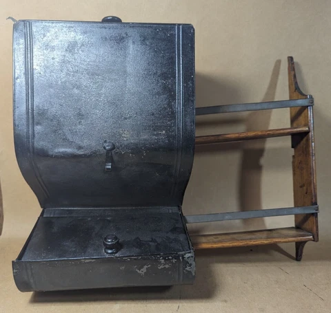 vintage hoosier cabinet accessory bin shelf Cover