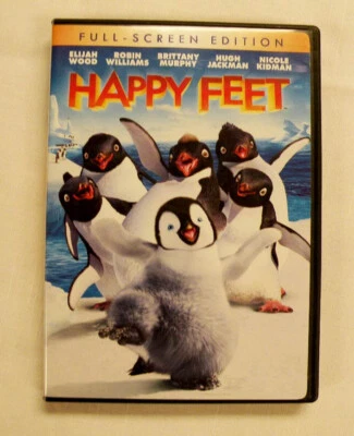Happy Feet DVD Movie: Full Screen - Robin Williams 2006 Animated Movie - Image 1 of 3