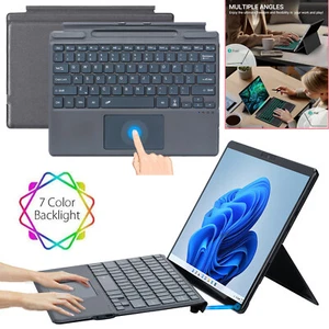 For Microsoft Surface Pro 9 Pro 8 Pro X Portable Bluetooth Wireless Keyboard AU - Picture 1 of 17