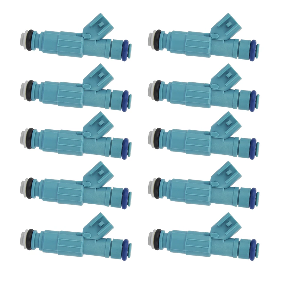 10x Inyectores de combustible para Ford E-350 Club Wagon 2004-2007 E-350 Super Duty V10 6,8 L Foto 1 de 4