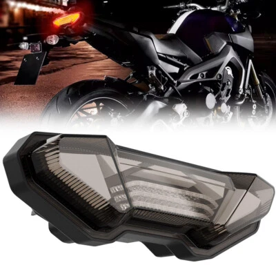 Lámpara de luz trasera de freno LED ahumada para Yamaha MT-09 FZ-09 2014 2015 2016 Foto 1 de 4